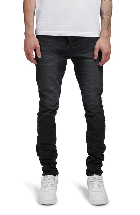 Purple Brand High Rise Slim Fit Jeans in Black for Men