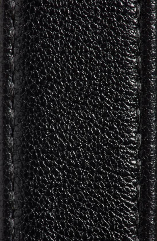 Shop Raina Floral Buckle Leather Belt In Black