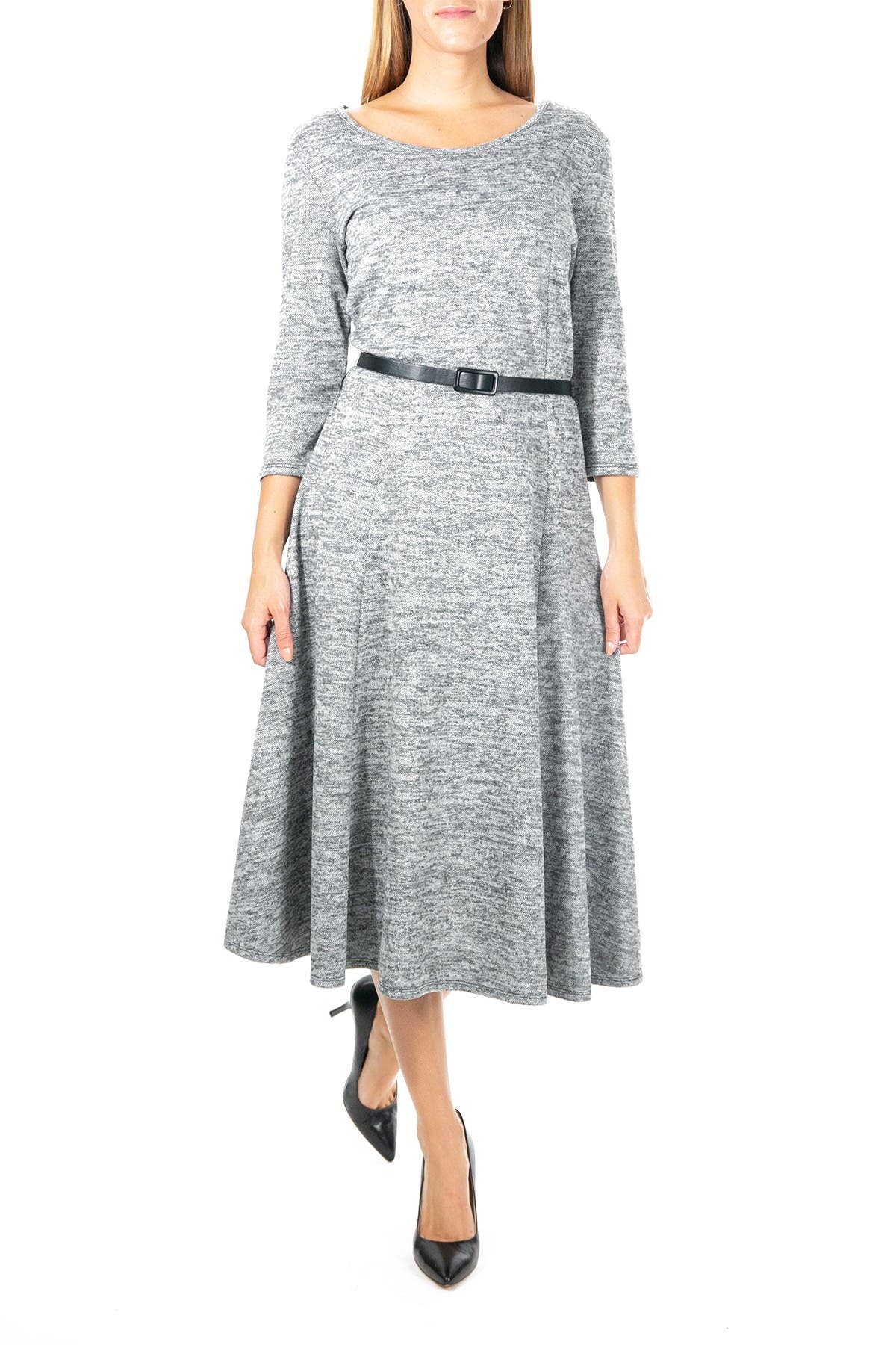 nina leonard midi dress