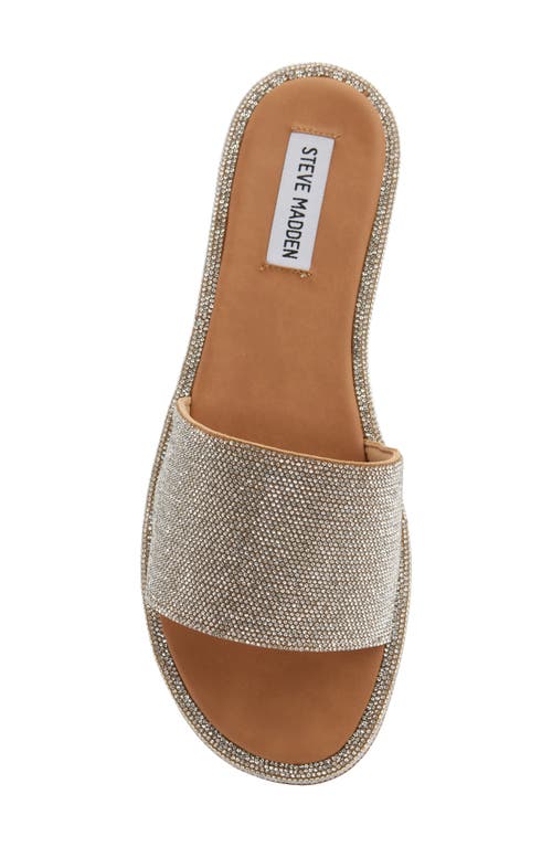 Steve Madden Achieve Rhinestones In Silver