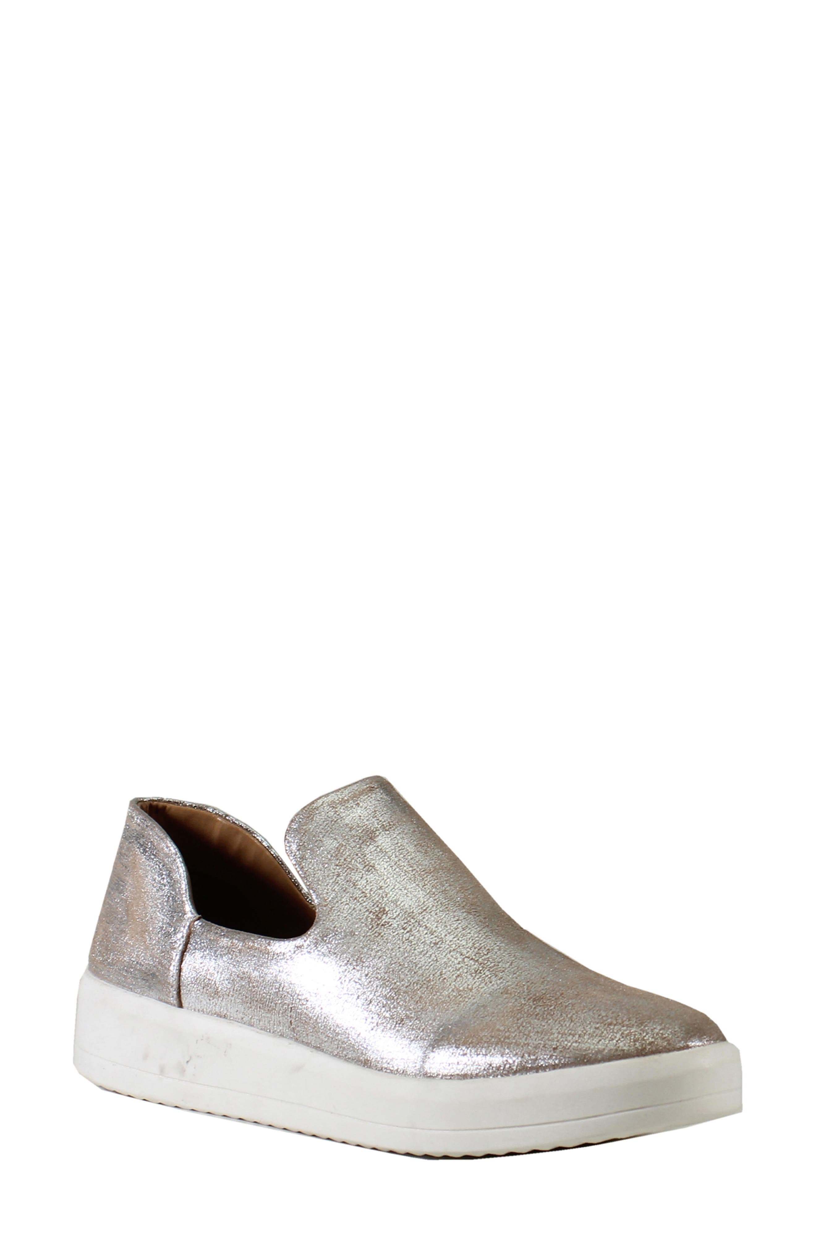 Diba True Youth Full Slip-On Sneaker in Silver