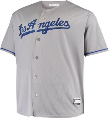 PROFILE Men's Mookie Betts Gray Los Angeles Dodgers Big & Tall Replica  Player Jersey