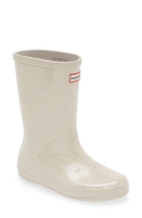 Hunter Kids' Original First Classic Glitter Rain Boot at Nordstrom, M