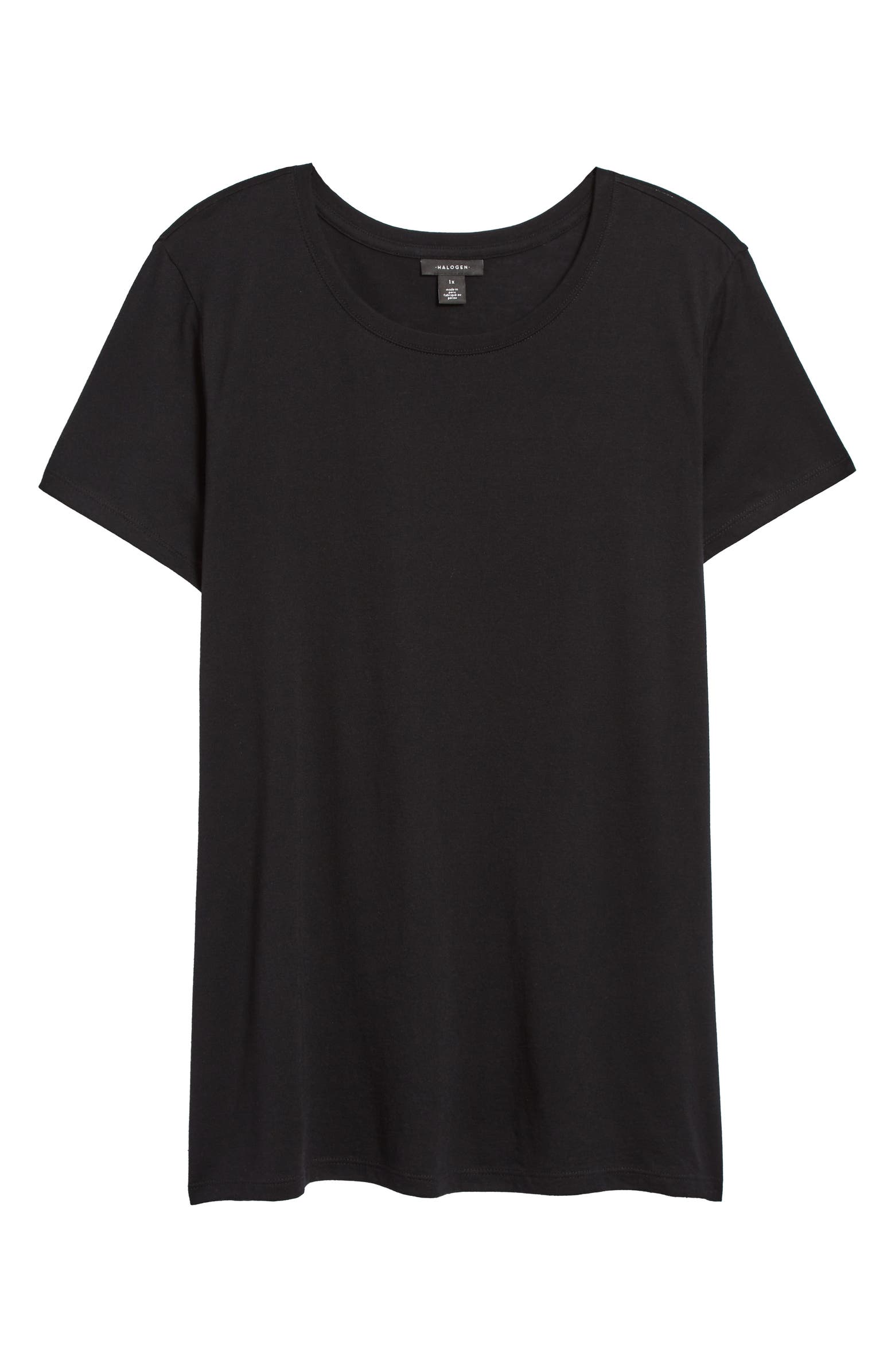 Halogen® Jersey Crewneck Shirt (Plus Size) | Nordstrom