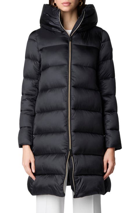 Lysa Quilted Hooded Longline Coat
