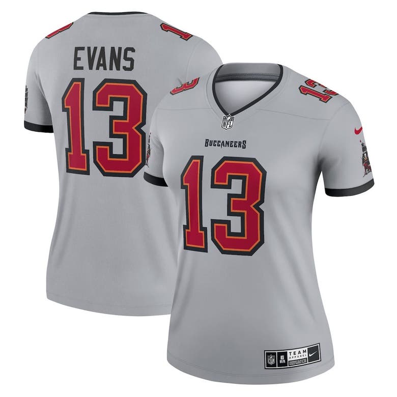 Youth Nike Mike Evans Gray Tampa Bay Buccaneers Inverted Team Game Jersey