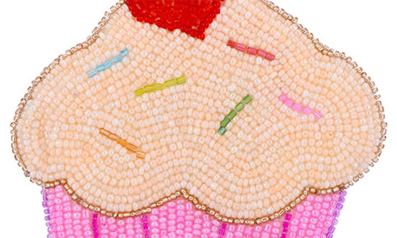 Shop Iscream Kids' Cupcake Bead Clutch In Multi