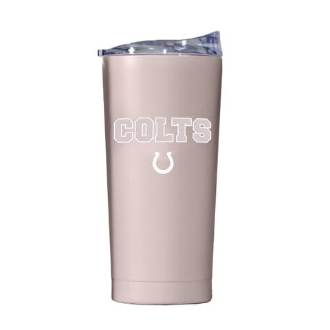 Logo Brands Indianapolis Colts 30-fl oz Stainless Steel White Cup