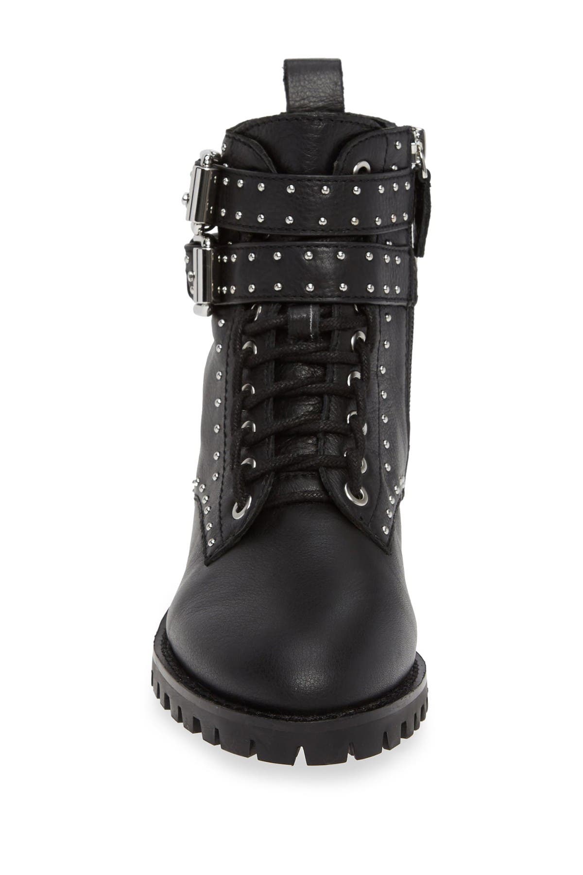 rebecca minkoff jaiden studded combat boots