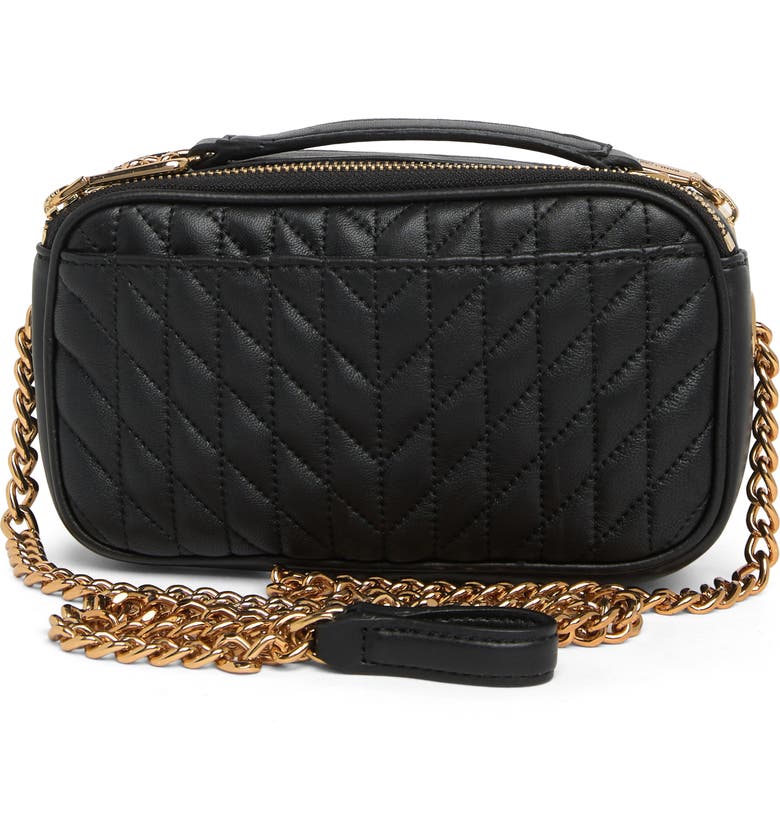 Karl Lagerfeld Paris Karolina Quilted Leather Crossbody Bag | Nordstromrack
