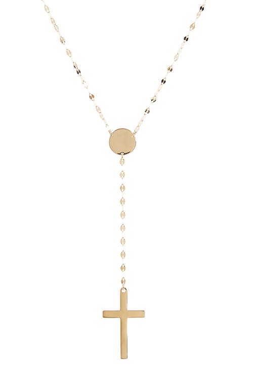 Lana Crossary Y-Necklace in Gold at Nordstrom