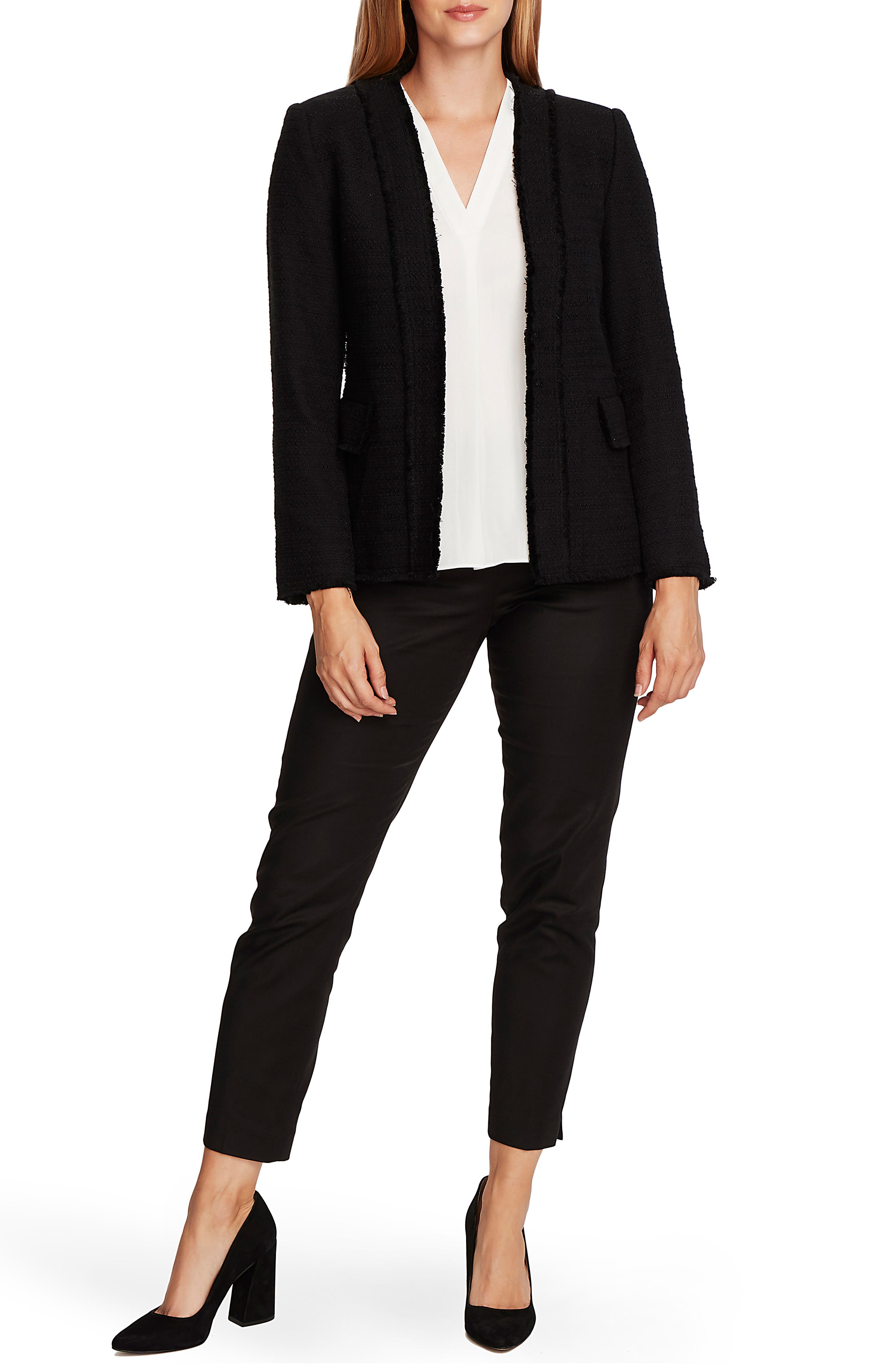 Vince Camuto Cotton Tweed Jacket Nordstrom Rack