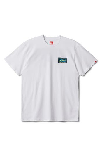 Quiksilver Echos In Time Graphic T-shirt In White