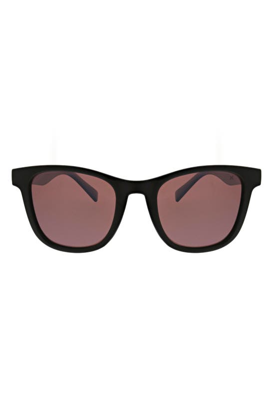 Hurley 51mm Square Sunglasses In Black