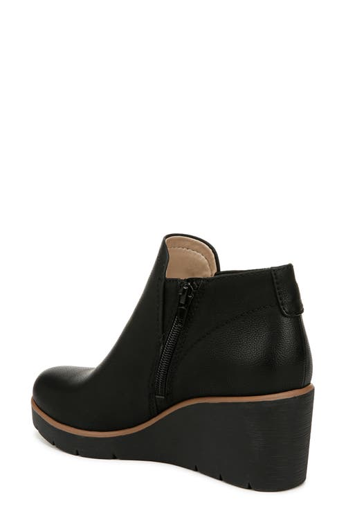 Soul Naturalizer Affirm Wedge Booties In Black Faux Leather