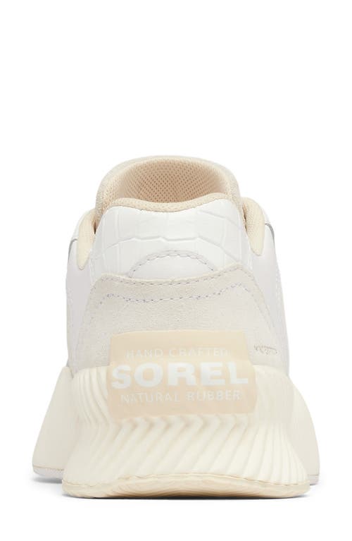 Sorel Ona Blvd Classic Casual Platform Sneakers In Sea Salt/sea Salt