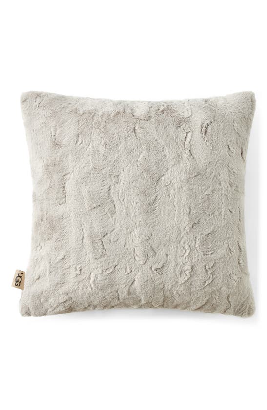Shop Ugg Olivia Faux Fur Accent Pillow In Clamshell