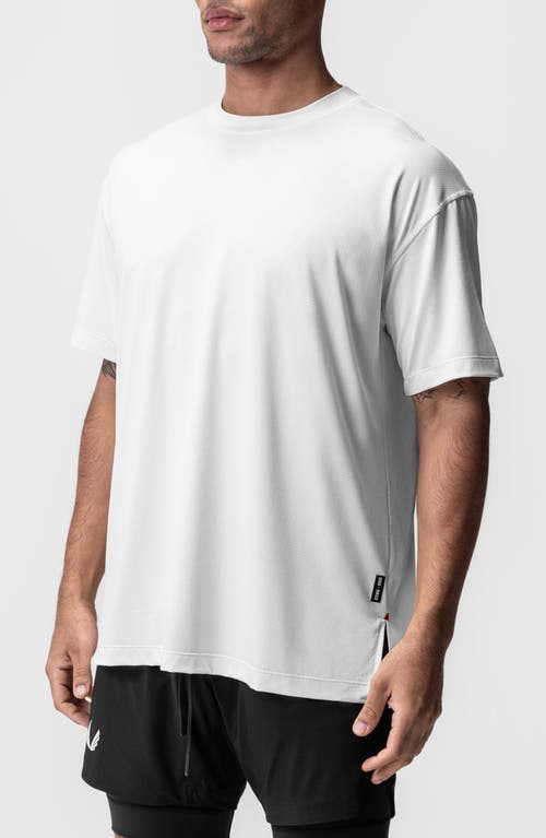 Stretch Supima Cotton Oversize T-Shirt in White