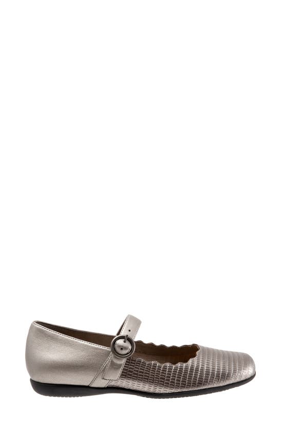 Trotters Sugar Mary Jane Flat In Pewter