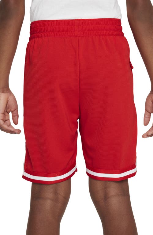 Shop Nike Kids' Dri-fit Dna Athletic Shorts In University Red/white