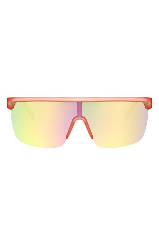 Hurley 63mm Semi Rim Shield Sunglasses In Multi