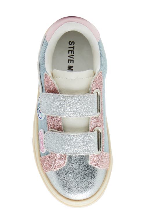 Shop Steve Madden Hope Patches Denim Sneaker In Denim Multi