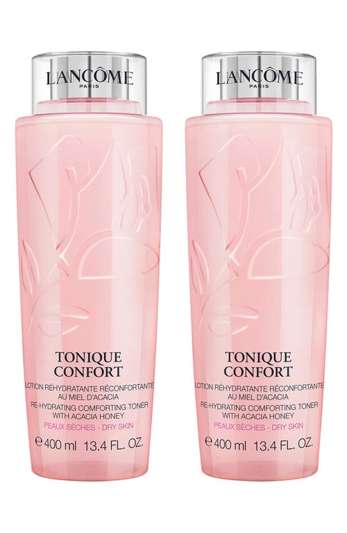 Lancôme Tonique Confort Comforting Rehydrating Toner Duo $124 Value In No Color