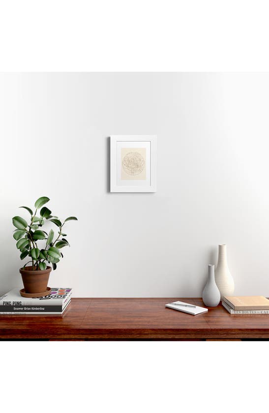 Deny Designs Visible Heavens Framed Art Print In Gold