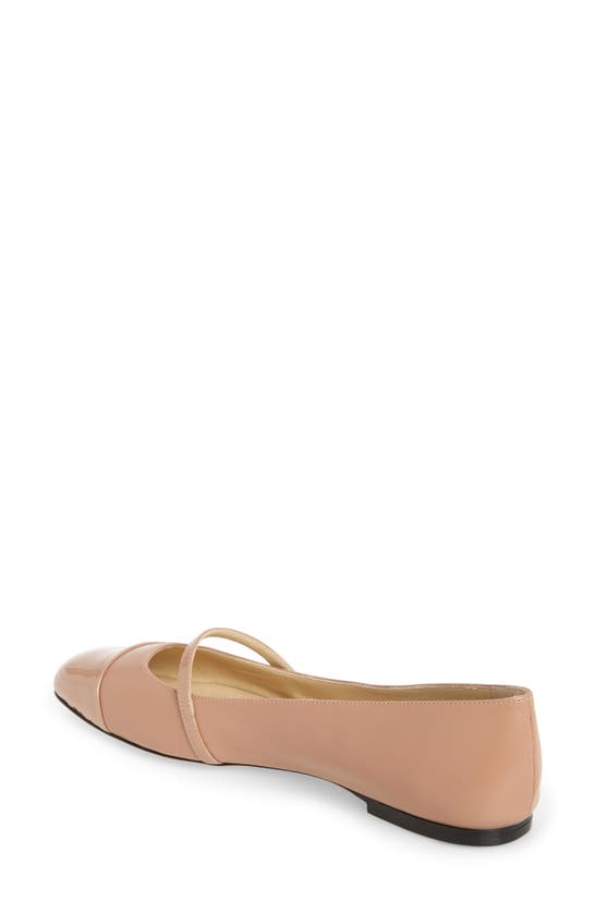 Shop Jimmy Choo Elisa Flat In Ballet Pink