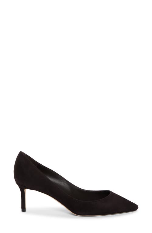 Shop Jimmy Choo Romy Pointed Toe Pump In Coffee