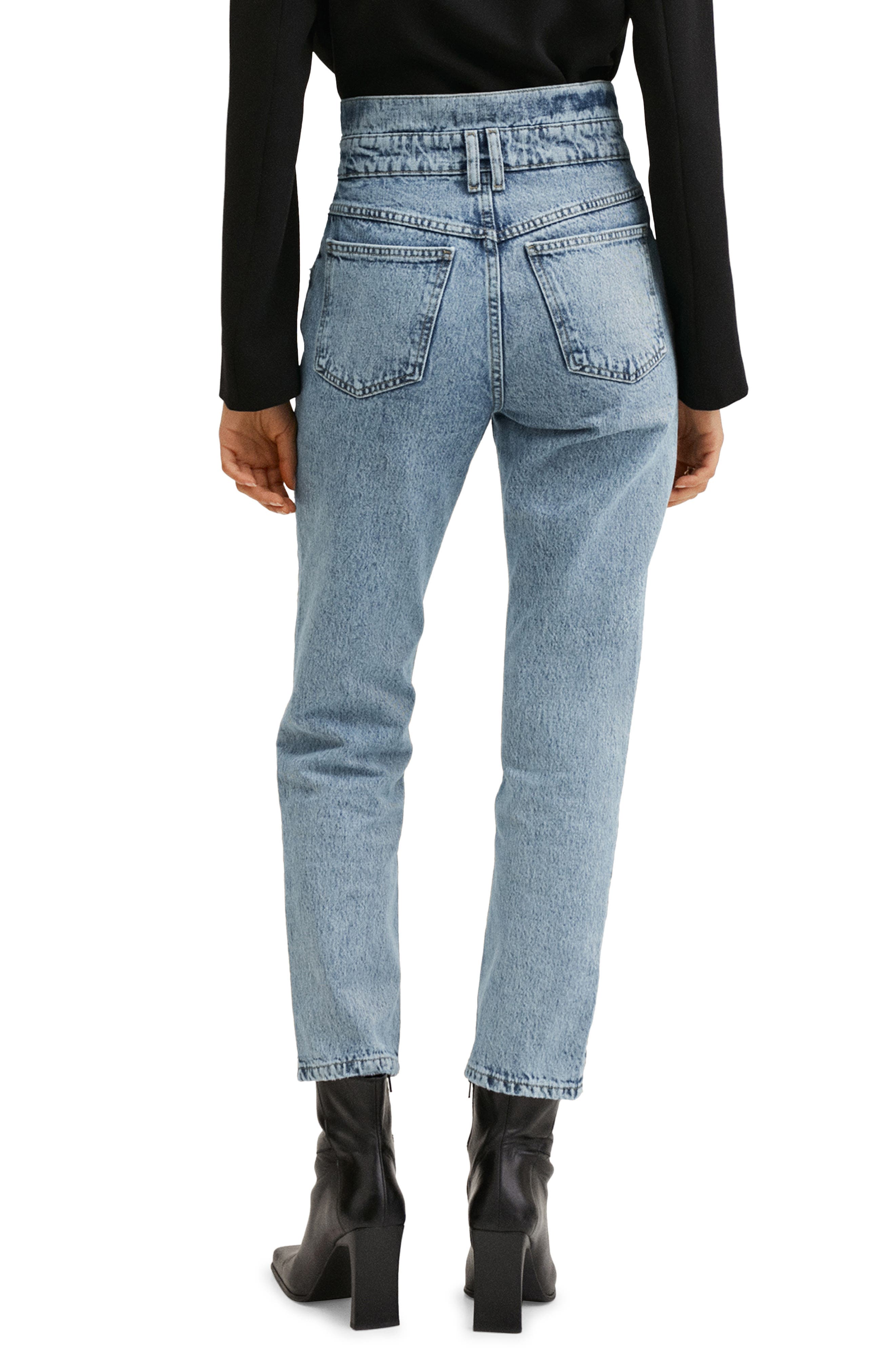 MANGO High Waist Mom Jeans | Nordstrom