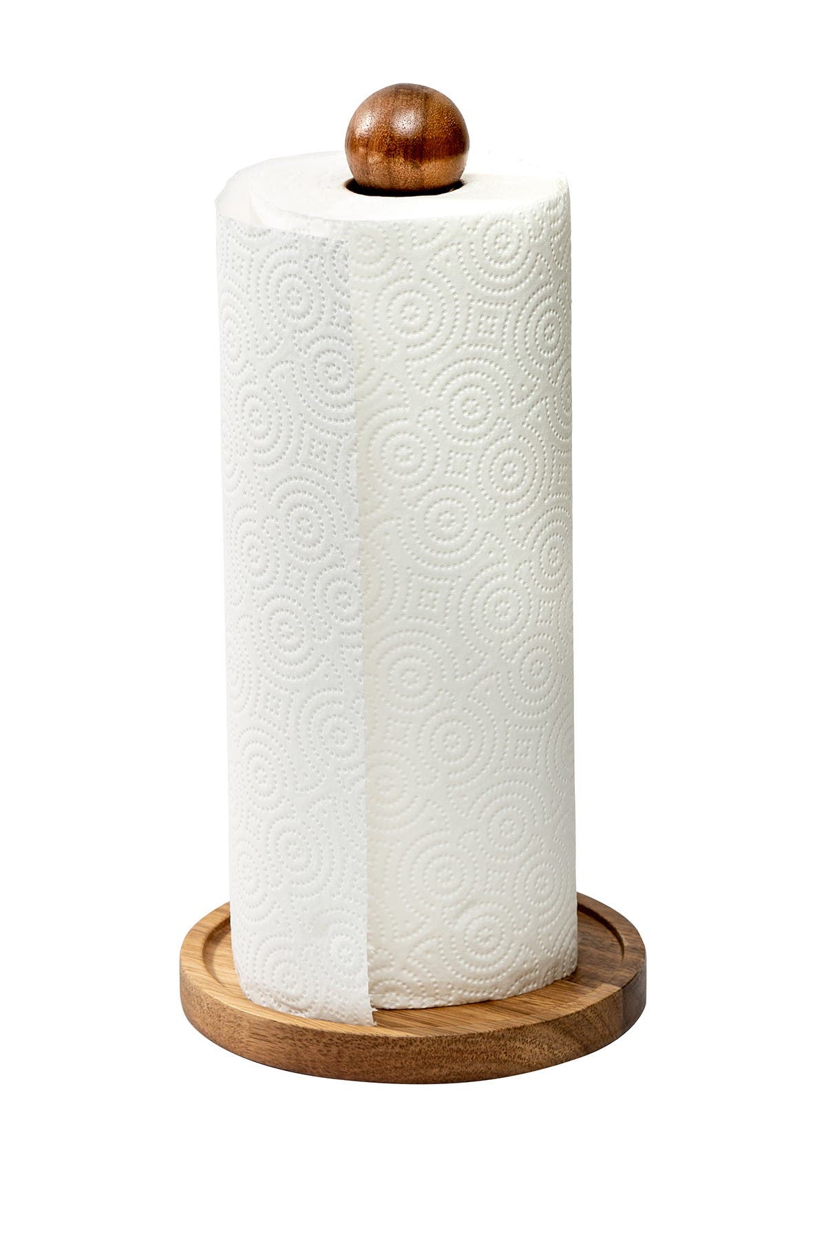 Honeycando Acacia Paper Towel Holder In Natural ModeSens