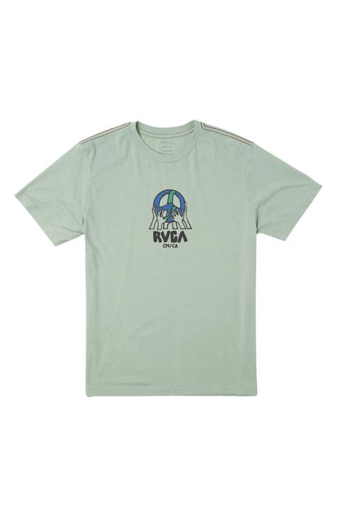 RVCA Big Boys 8-20 Short Sleeve Type Set T-Shirt | Dillard's