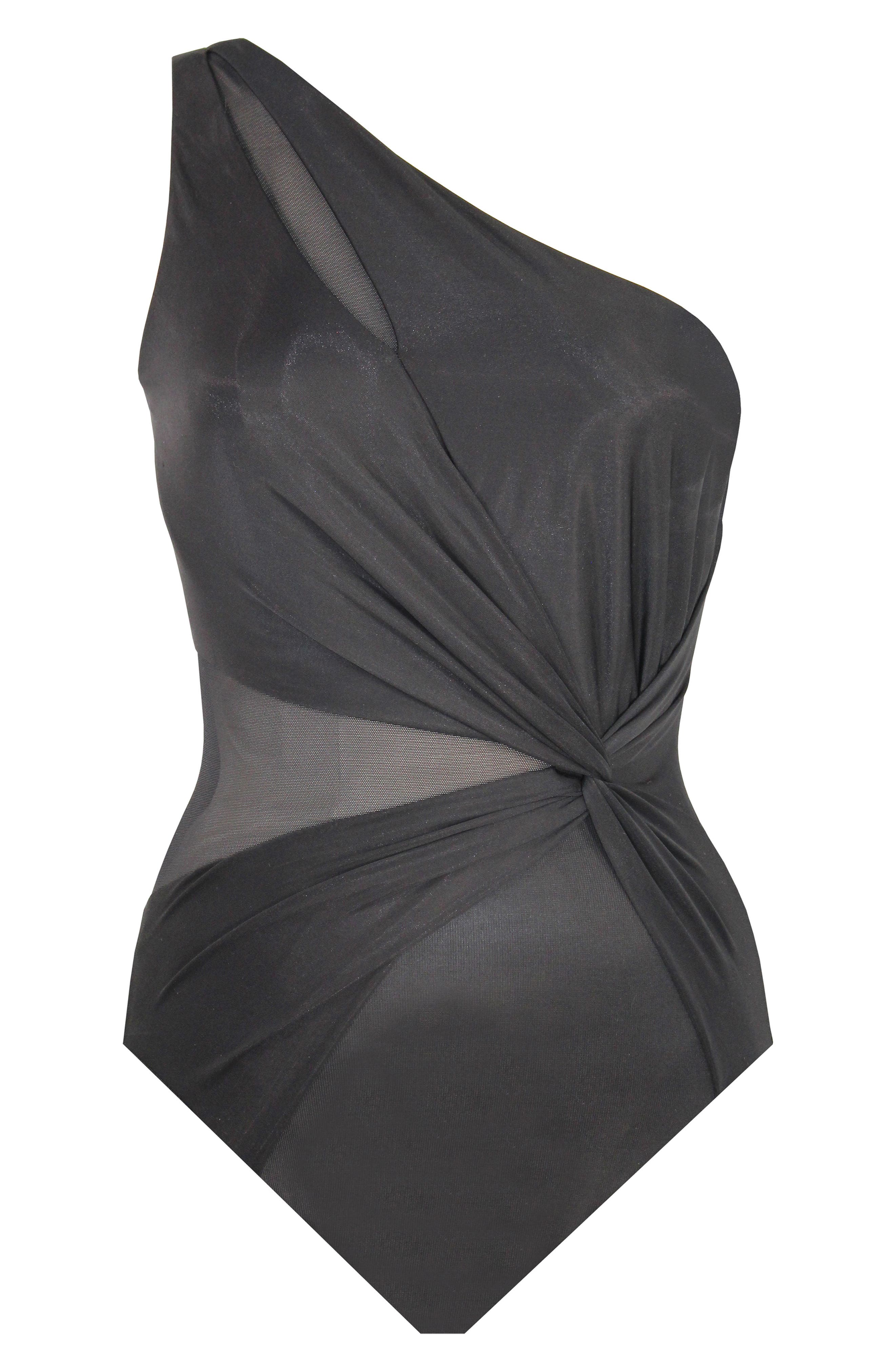 Miraclesuit® Network News Minx OneShoulder OnePiece Swimsuit Nordstrom