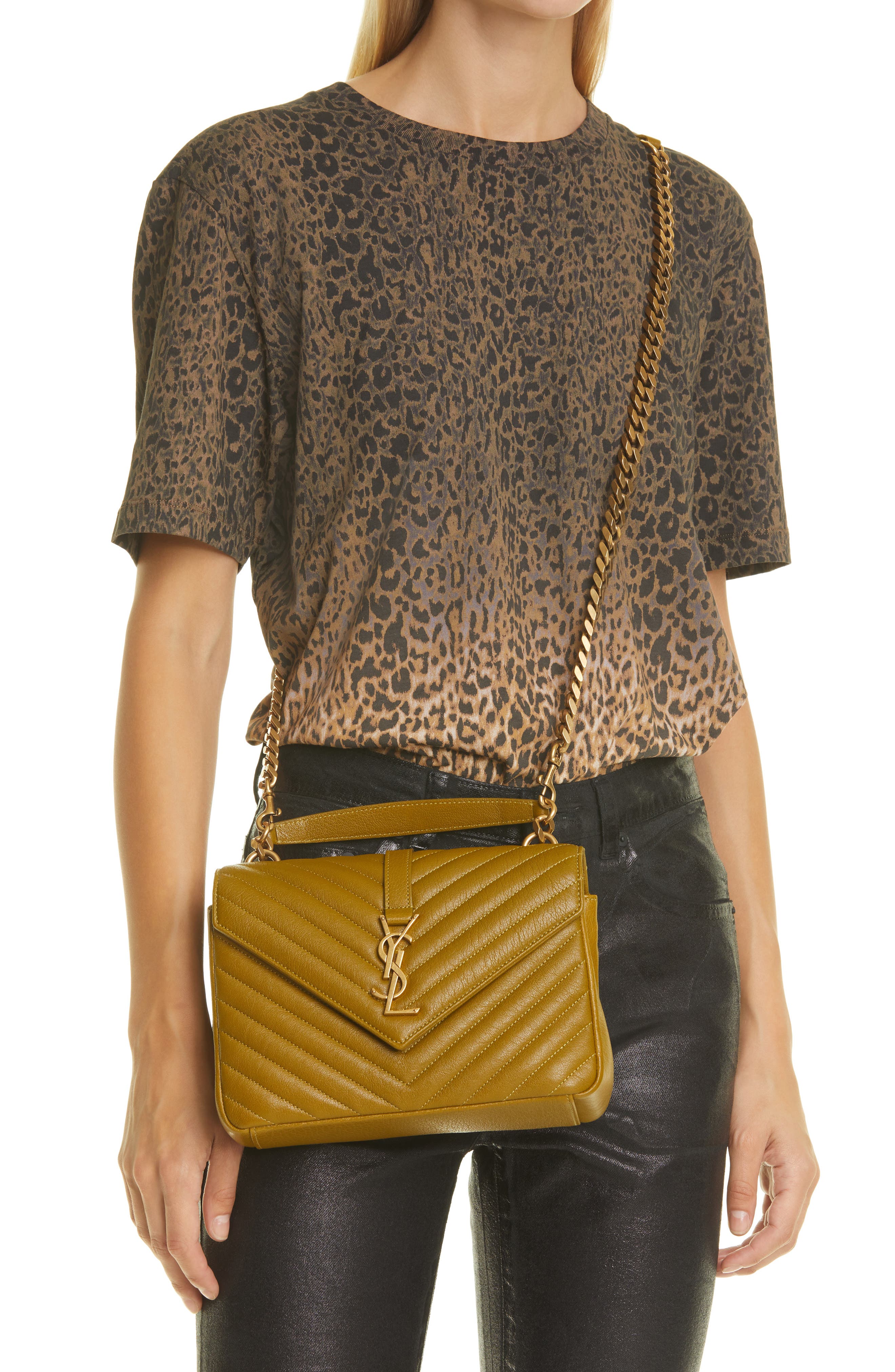 saint laurent college bag small