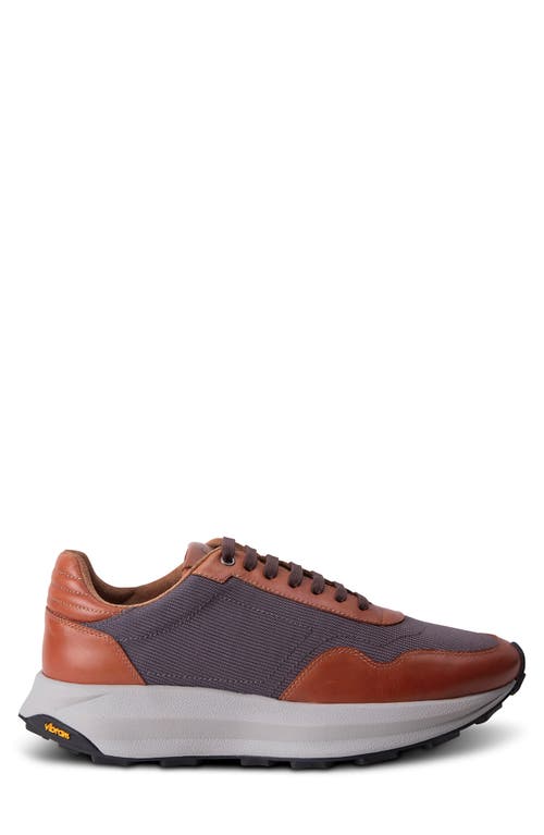 Gordon Rush Lancaster Sneaker In Cognac/grey