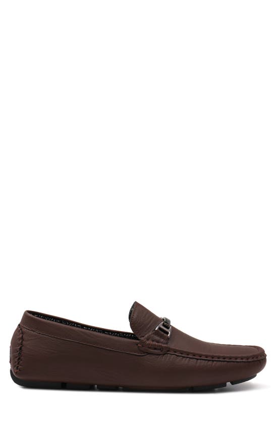 Aston Marc Charter Bit Loafer In Brown