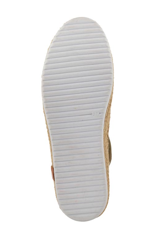 Spring Step Eloya Espadrille Sneaker In Olive Nubuck