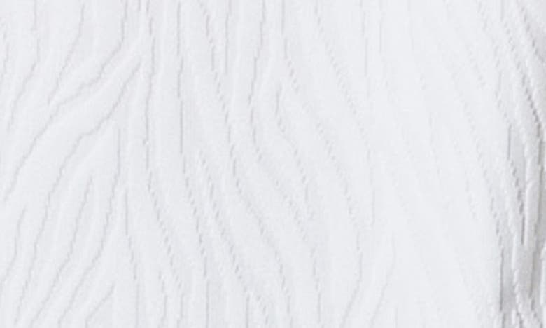 Shop Tommy Bahama Aubrey Zebra Jacquard Islandzone® Sleeveless Quarter Zip Top In White