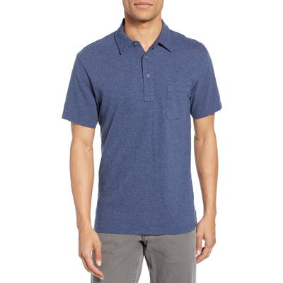 Faherty Bleecker Regular Fit Polo, Blue