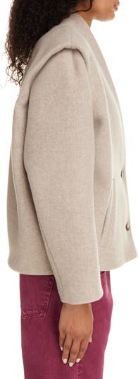 Isabel Marant Filipo Virgin Wool Coat In Almond, ModeSens