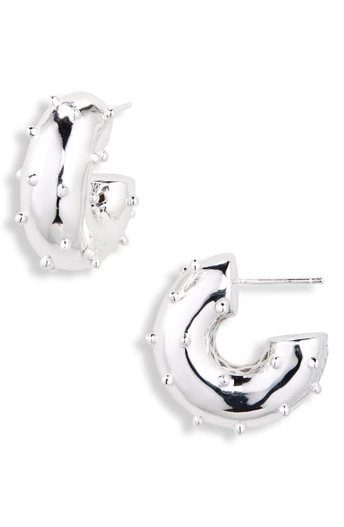 Éliou Klaus Chunky Hoop Earrings in Silver at Nordstrom