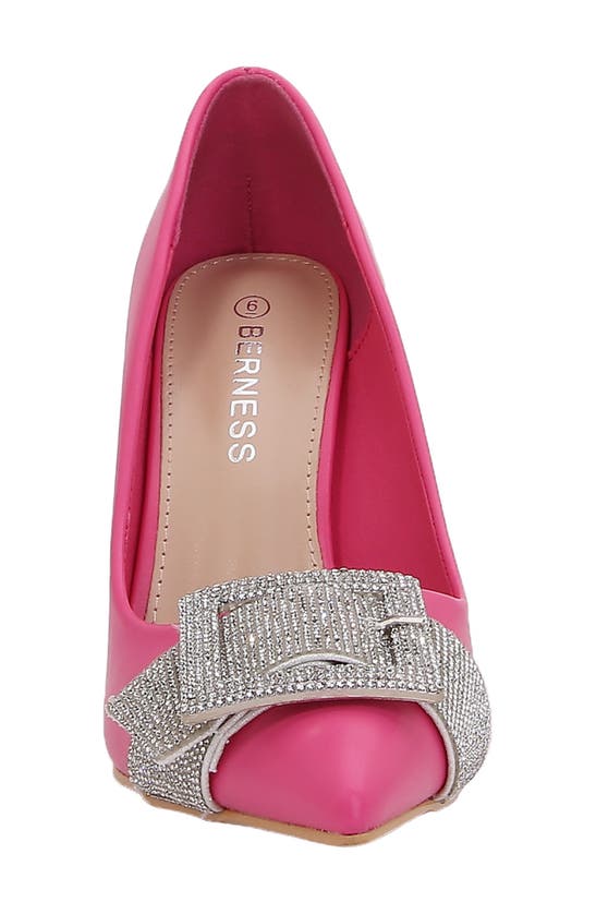 Shop Berness Emery Rhinestone Pump In Hot Pink