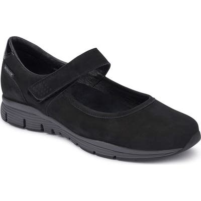 Mephisto Yelina Mary Jane Flat- Black