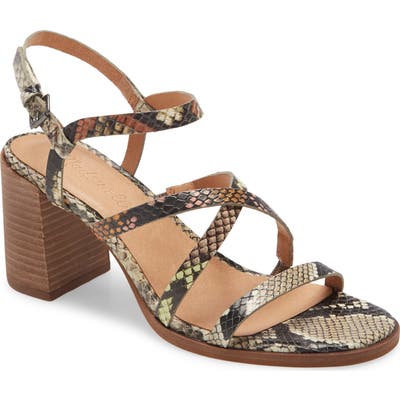 Madewell Edie Leather Sandal, Beige