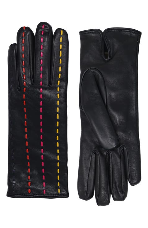 cashmere lined leather gloves | Nordstrom