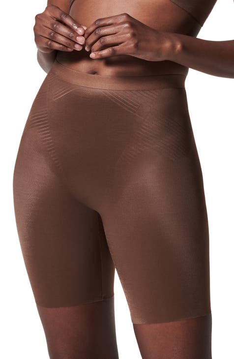 ASSETS SPANX Herringbone Shaping Tights Brown Womens 2 Fits 4'10-5'9  115-150 lbs
