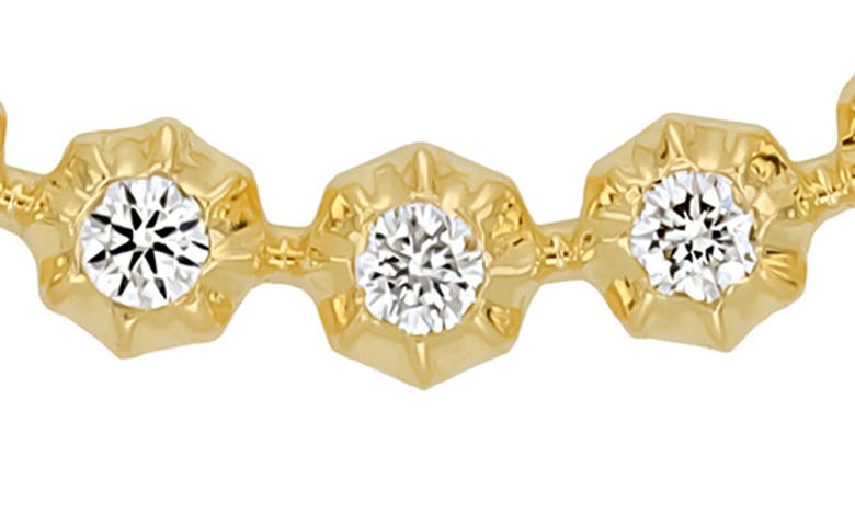 Bony Levy Monaco Diamond Frontal Necklace In 18k Yellow Gold