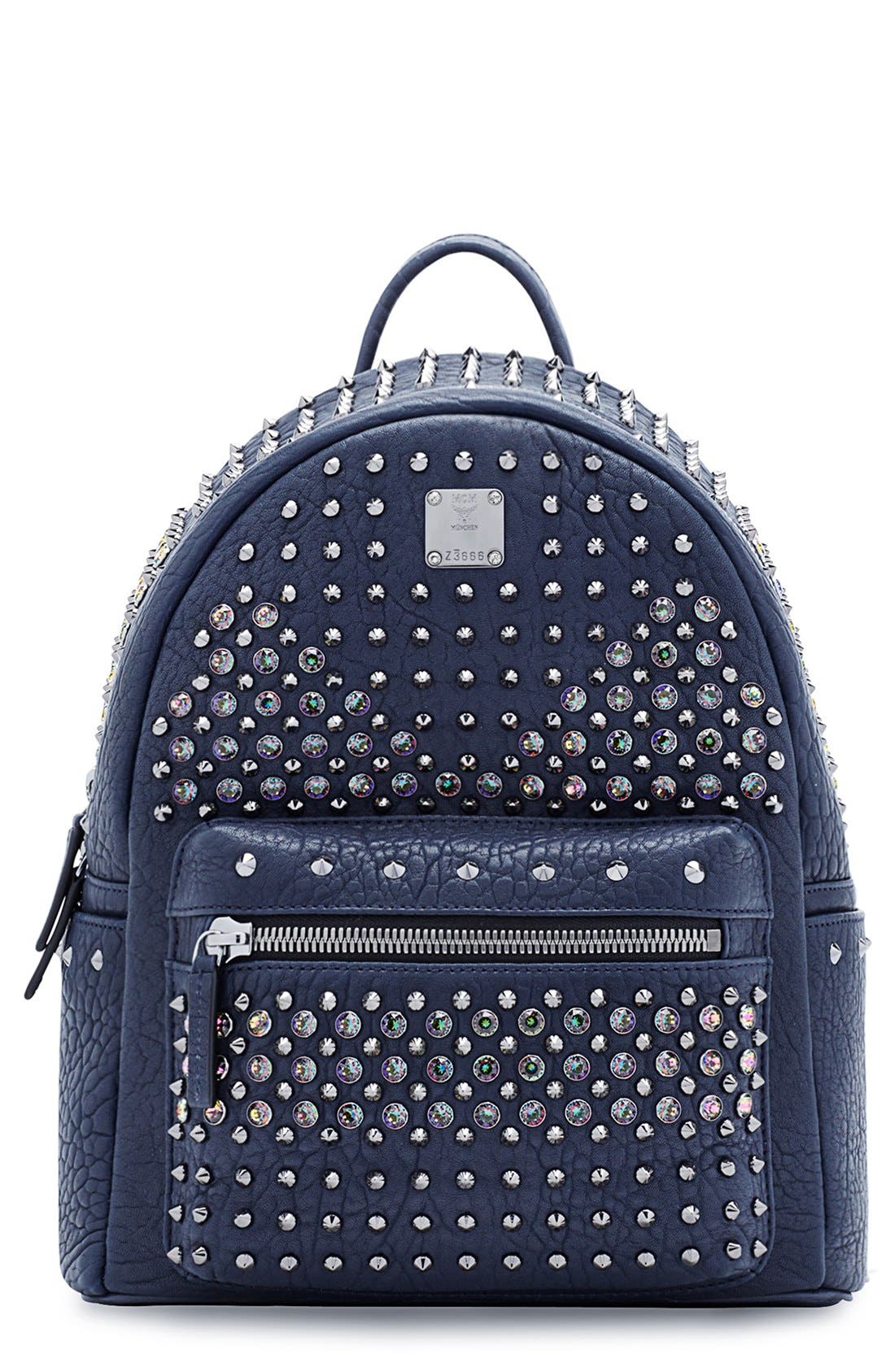 MCM 'Small Special Stark' Studded Leather Backpack Nordstrom