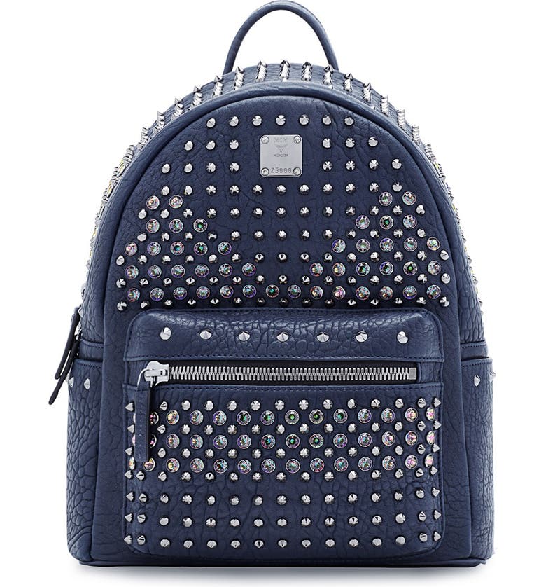 MCM 'Small Special Stark' Studded Leather Backpack | Nordstrom